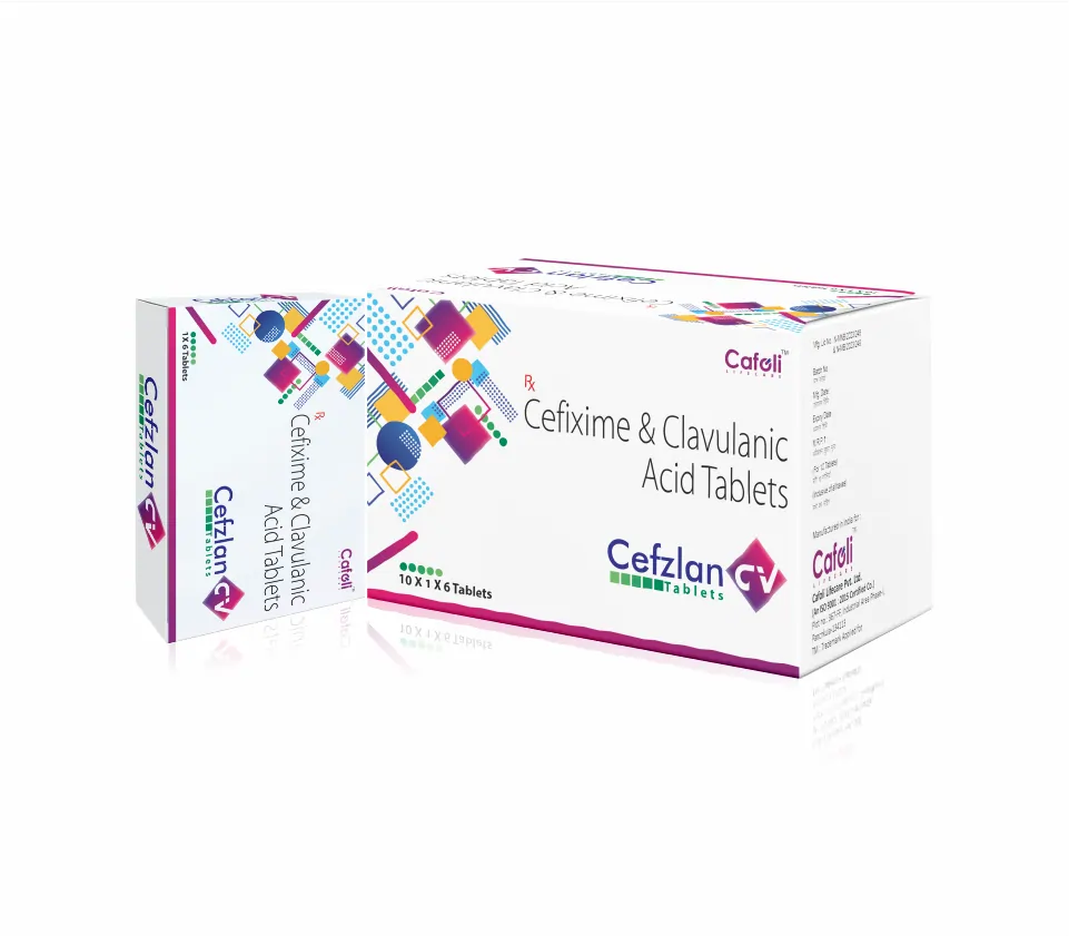 Cefixime 200mg + Clavulanic Acid 125mg Tablet at the best price in PCD Pharma Franchise for Bacterial infections